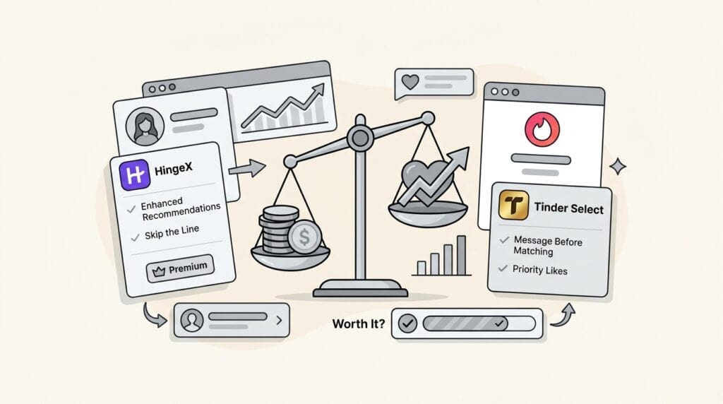 HingeX vs. Tinder Platinum