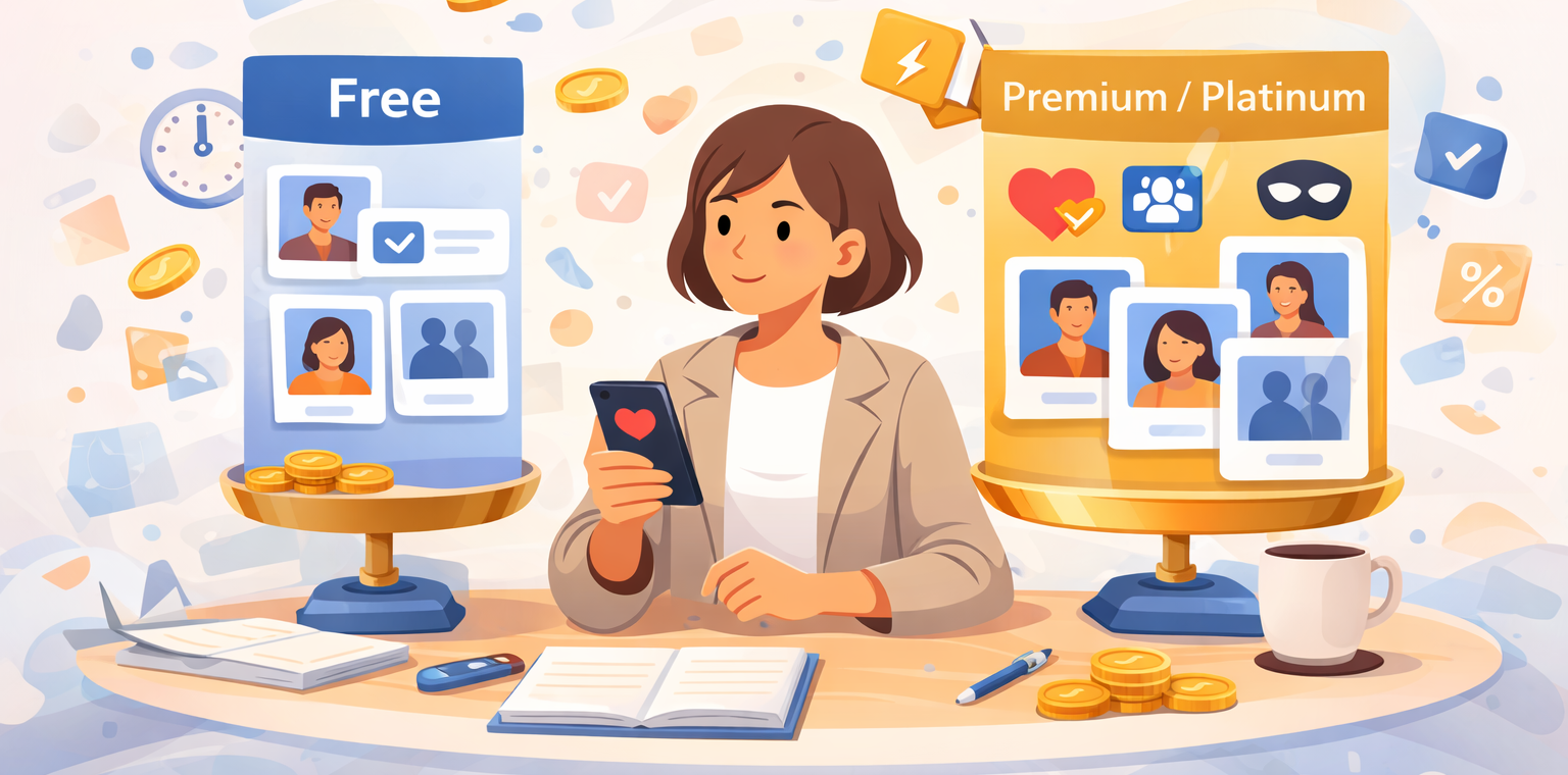 Woman evaluating whether Coffee Meets Bagel is worth it in 2026